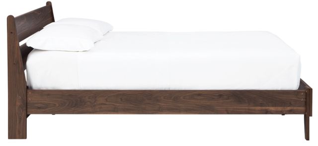 Signature Design by Ashley® Calverson Mocha Queen Panel Platform Bed-3