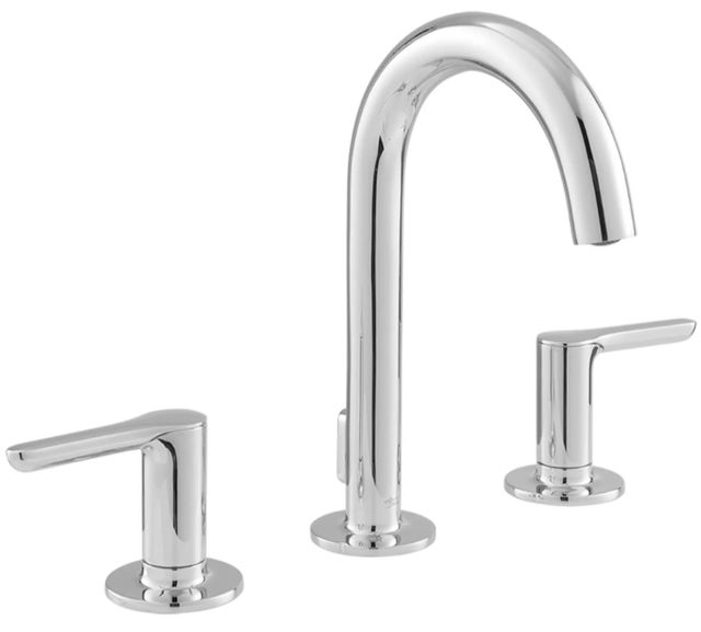 American Standard Studio® S Polished Chrome 8" Widespread 2-Handle Bathroom Faucet with Lever Handles-0