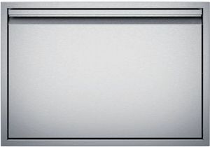 front view of the Twin Eagles 30" Stainless Steel Storage Drawer