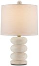 Currey & Company Girault Beige/Off-White Table Lamp-0
