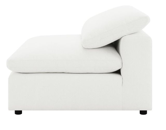 Coaster® Raleigh Ivory Boucle Upholstered Armless Chair-3