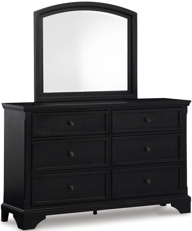 Signature Design by Ashley® Chylanta Black Dresser and Mirror-0