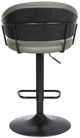 Armen Living Brody Black/Gray Swivel Bar Stool-4