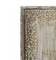 A & B Home Brown Wood Carved Square Tray-1