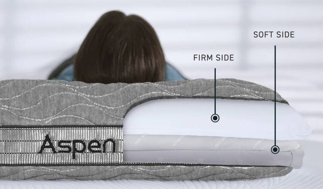 BEDGEAR® Aspen 1.0 Performance® Dual Comfort King Bed Pillow-4