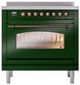 Ilve® Nostalgie II Series 36" Emerald Green Pro Style Induction Range-0