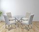 Kwality Imports Regan 2-Piece Beige Accent Chairs Set-1
