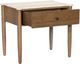 Four Hands Joah Antique White Marble/Light Brown Oak Nightstand-3