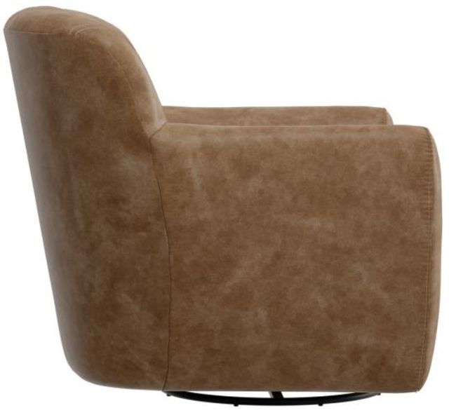 International Furniture Direct Tamesis Cognac Swivel Chair-3