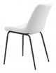 Zuo® Byron White Dining Chair-4