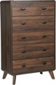 Monarch Specialties Inc. Grey/Walnut Chest-0