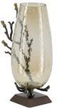 A & B Home Twig Brown/Nickel Tall Vase-2