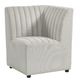 Elements International Jemma Beige Corner Dining Chair-0