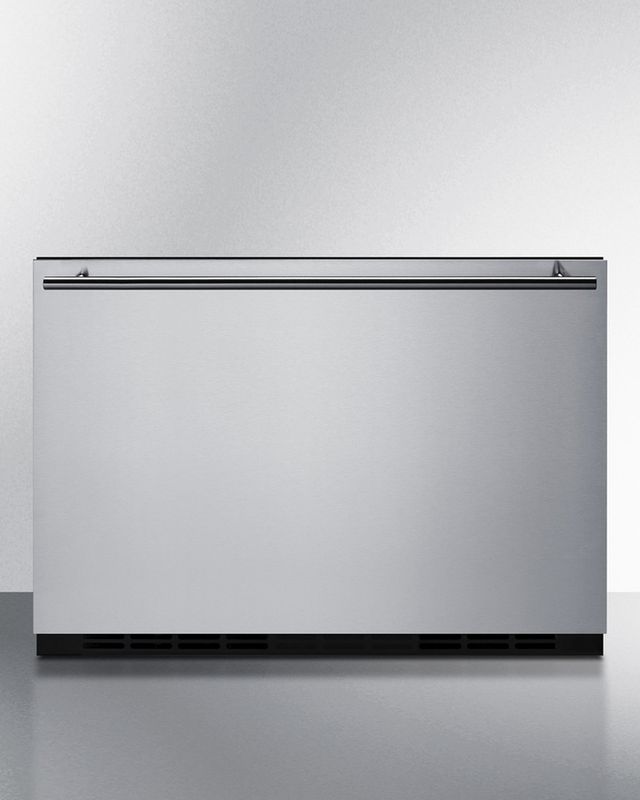 Summit® 2.0 Cu. Ft. Stainless Steel Refrigerator Drawers-0