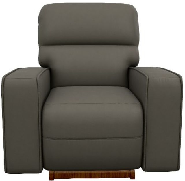 La-Z-Boy® Maddox Dove Gray Power Rocking Recliner with Headrest and Lumbar-1
