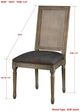 Forty West Maxwell Cane/Urban Bark Side Chair-1