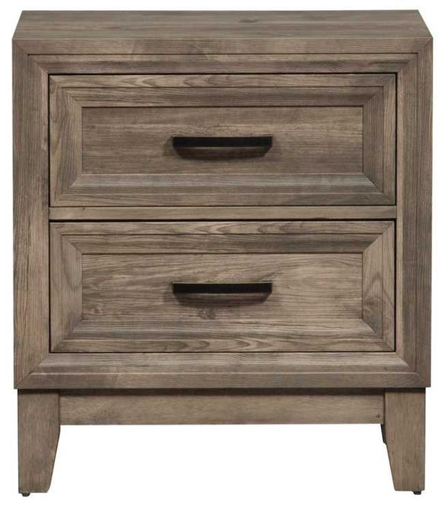 Liberty Furniture Ridgecrest Cobblestone Nightstand-2