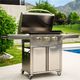 Blackstone® 3-Burner Stainless Steel Freestanding Liquid Propane Gas Grill -1
