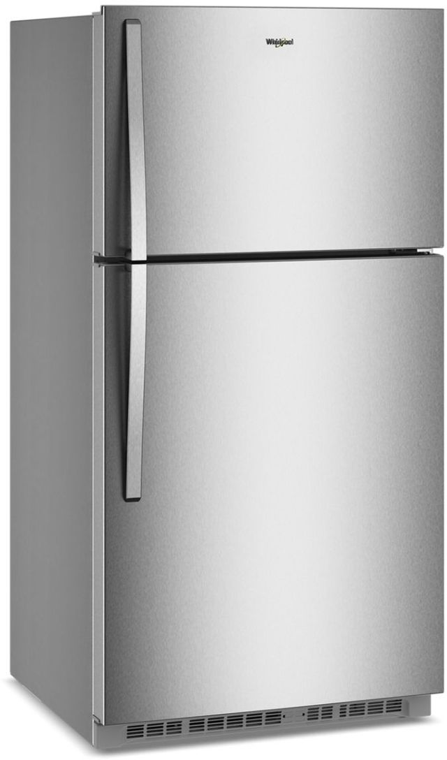 Whirlpool® 33" 21.3 Cu. Ft. Fingerprint Resistant Stainless Steel Top Freezer Refrigerator with Total Coverage Cooling-2