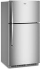 Whirlpool® 33" 21.3 Cu. Ft. Fingerprint Resistant Stainless Steel Top Freezer Refrigerator with Total Coverage Cooling-2