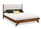 Handstone Tribeca King Platform Bed with Fabric Headboard & 12’’ Wraparound Footboard with Posture Board-0