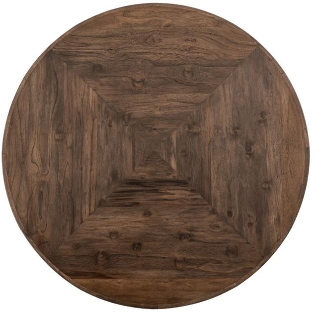 International Furniture Direct Balam Black Round Dining Table-2