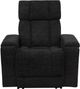 Parker House® Phoenix 2-Piece Cabot Ebony Power Reclining Theater Seating with Wedge P3-3