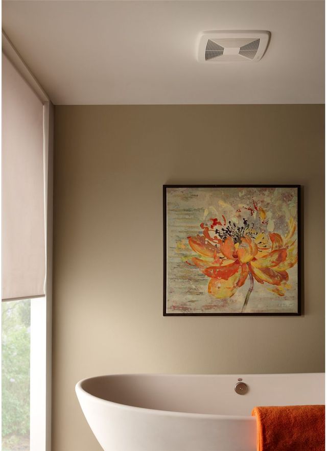 Broan® LoProfile™ 13" White Ceiling Fan without Lights -1