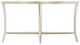 Michael Amini® Malibu Crest Glass Top Console Table with Chardonnay Base-1