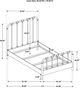 Coaster® Rocco Dark Bronze Youth Twin Open Frame Panel Bed-2
