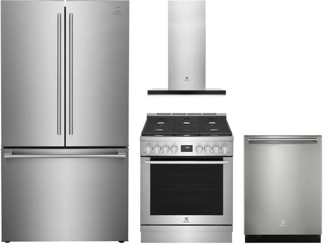 Electrolux 4 Piece Stainless Steel Kitchen Package