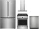Electrolux 4 Piece Stainless Steel Gas Kitchen Package-0