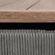 Armen Living Orbit Outdoor Brown/Gray Wooden Coffee Table-5
