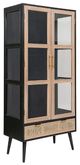 A & B Home Beige/Black Cabinet-0