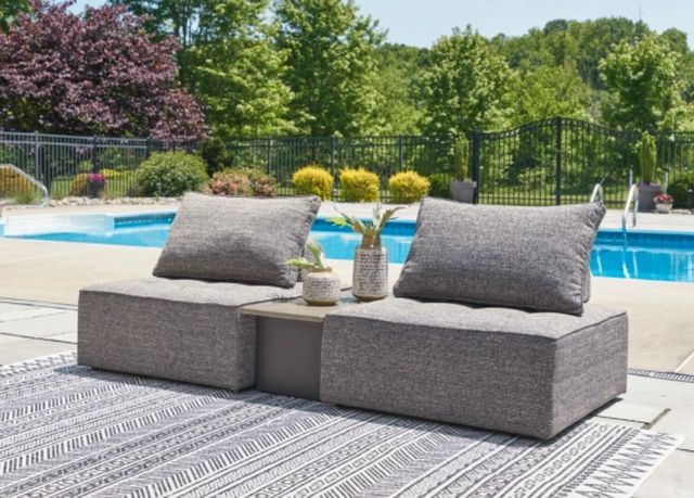 Signature Design by Ashley® Bree Zee 3-Piece Brown Outdoor Fabric Sectional-1