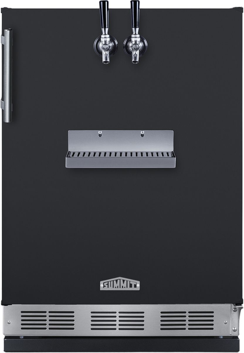 Summit® 5.3 Cu. Ft. Black Built-In Cold Brew Coffee Kegerator