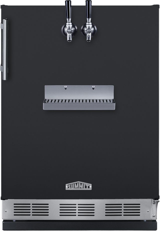 Summit® 5.3 Cu. Ft. Black Built-In Cold Brew Coffee Kegerator
