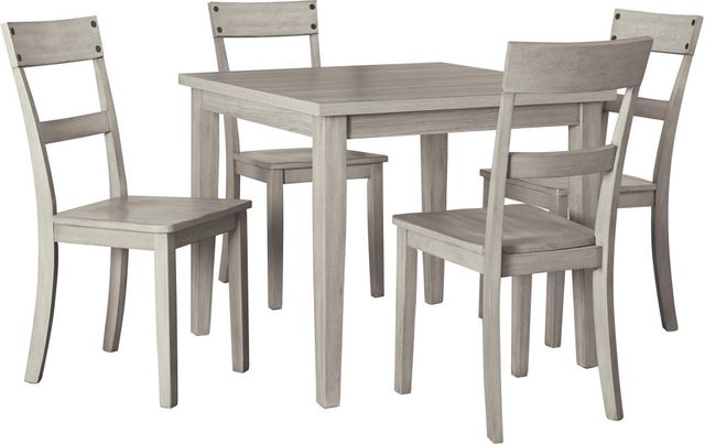 Signature Design by Ashley® Loratti 5-Piece Gray Dining Table Set-0