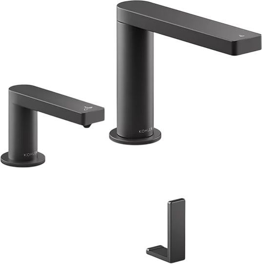 KOHLER® Composed® Matte Black Touchless Lavatory Faucet and Soap Dispenser for Constellation™ Lavatory System-0