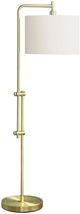 Monarch Specialties Inc. Brass Floor Lamp with Double Rod-0