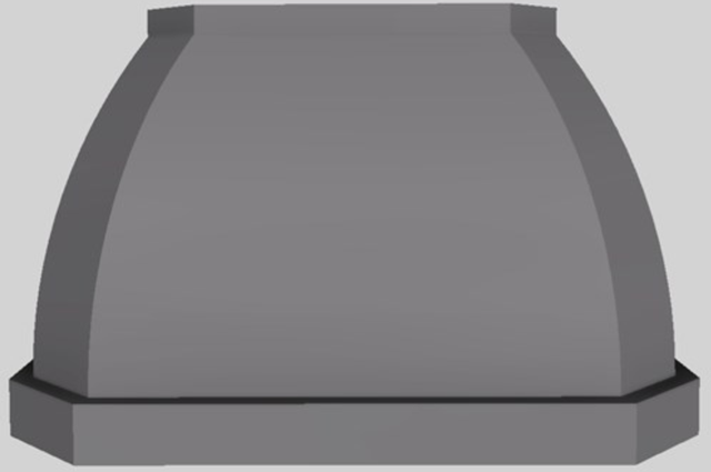Vent-A-Hood® Designer Series 48" Gunsmoke Island Range Hood-0