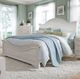 Liberty Furniture Bayside Antique White California King Panel Bed-0