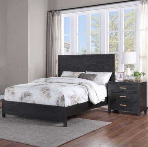 Winners Only® Fresno Charcoal Youth Full Panel Bed-1