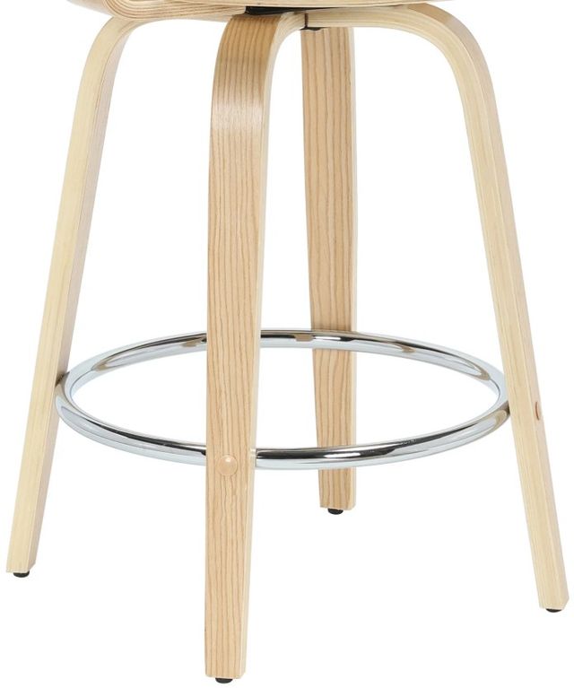 Armen Living Daxton Camel/Oak Counter Stool-4