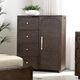Furniture of America® Vellara Dark Walnut Gentlemans Chest -1