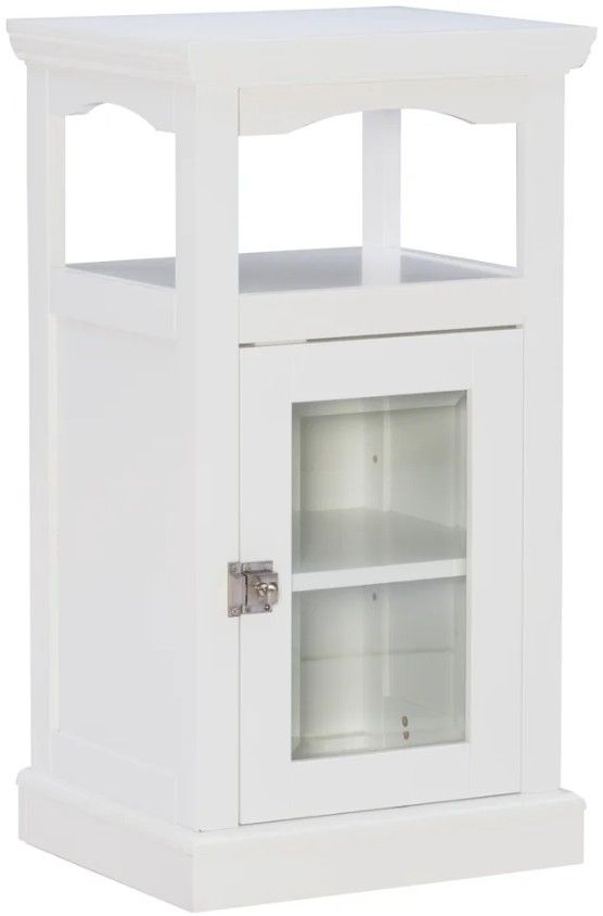 Linon Scarsdale White Demi Cabinet-0