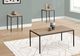 Monarch Specialties Inc. 3-Piece Dark Taupe Table Set-1