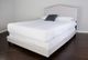 Bernards Darcy White Upholstered Twin Panel Bed-1