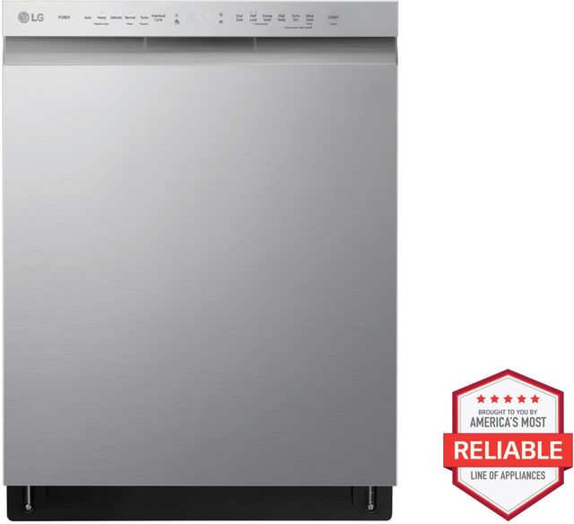 LG 24" Stainless Steel Smart Wi-Fi Enabled Built In Dishwasher with QuadWash™-2