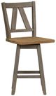 Liberty Furniture Lindsey Farm 7-Piece Gray/Sandstone Gathering Table Set-3